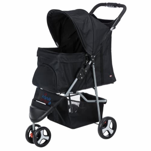 BUGGY Trillevogn for hund og katt - Sort