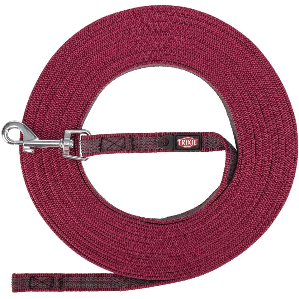 Trixie Sporline gummiert 10m - 10 meter - Sort