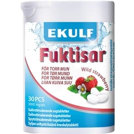 Ekulf Fuktisar WildStrawberry 30 tabletter