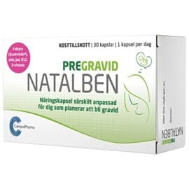 Natalben PreGravid 30 kapsler