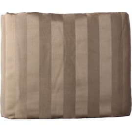 Aumi Collection Stripete dra-på-laken 90 x 200 cm Brun