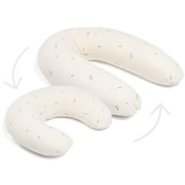 Doomoo Gravid- og Ammepute 2-i-1 Quilt Krem Blomst