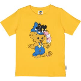 Bamse Iskrem T-skjorte Gul 128 cl