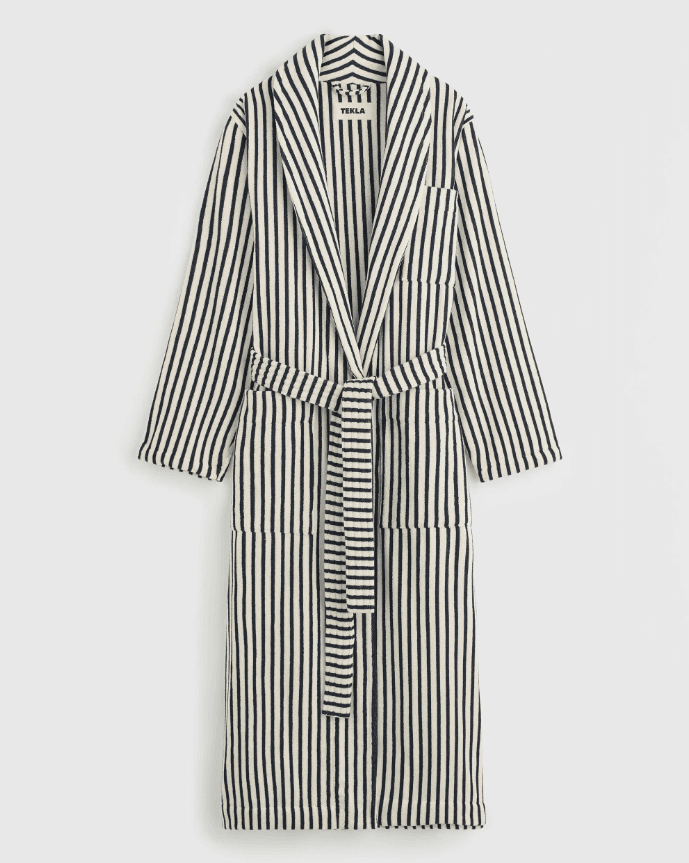Tekla | Tekla morgenkåper | Morgenkåpe sailor stripes str. L