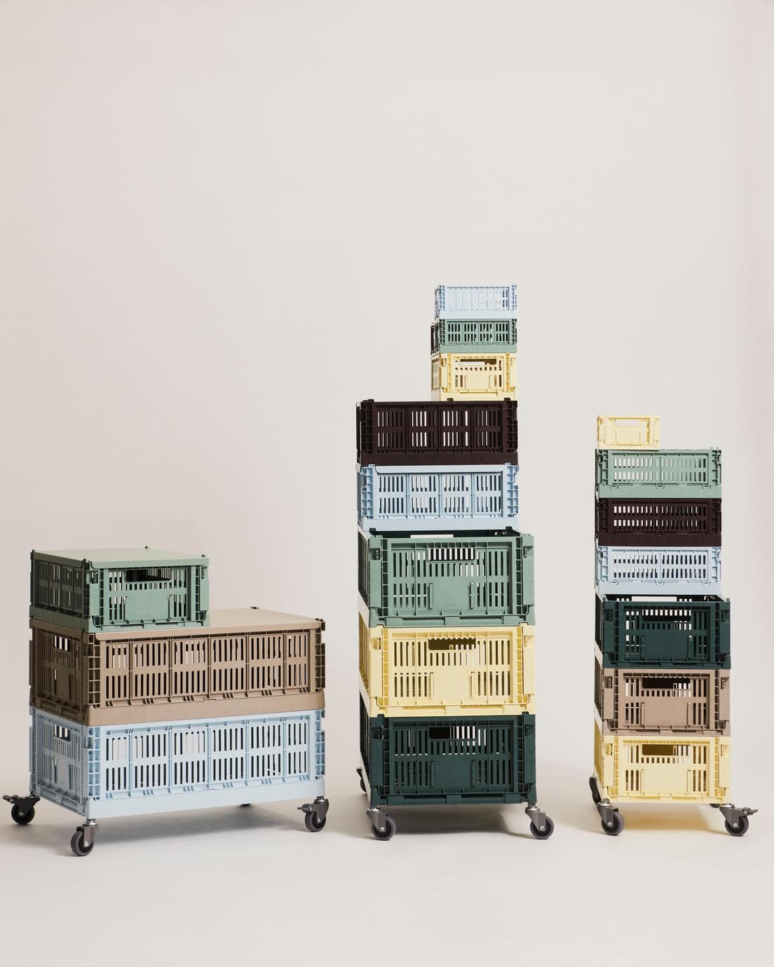 HAY | Colour Crate | Oppbevaringskasse stor grey view 2