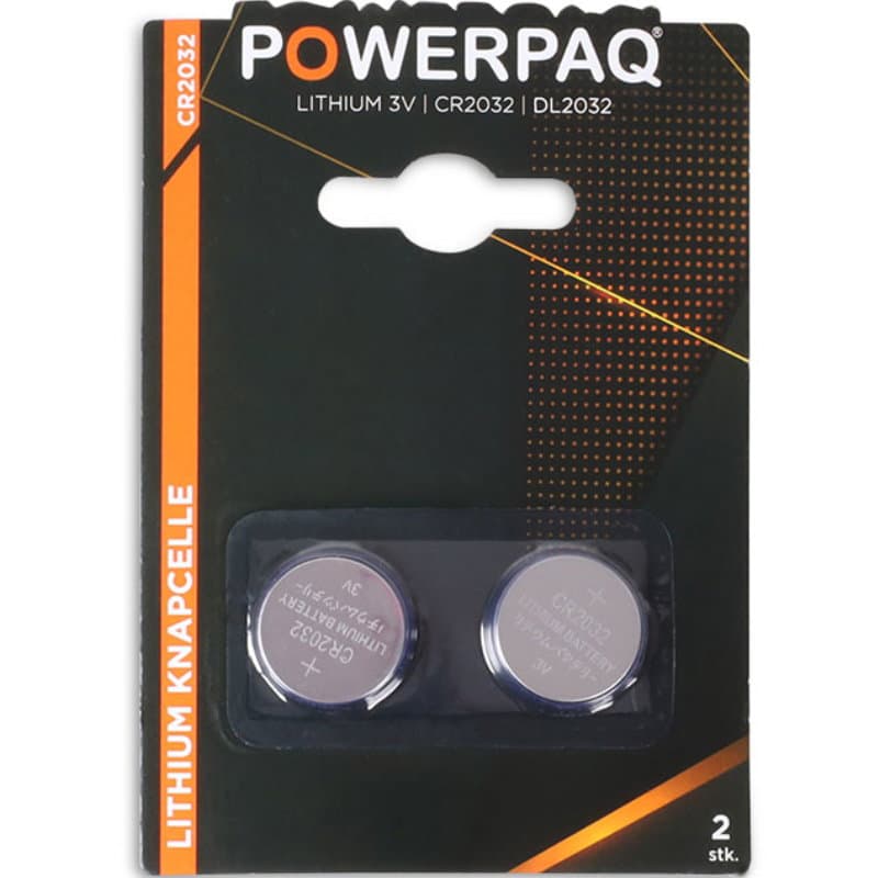 Batterier Lithium Cr2032 2 Stk. | Powerpaq