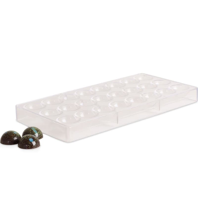 Sjokoladeform, Klar Plast | Halvkuler | Royal Series