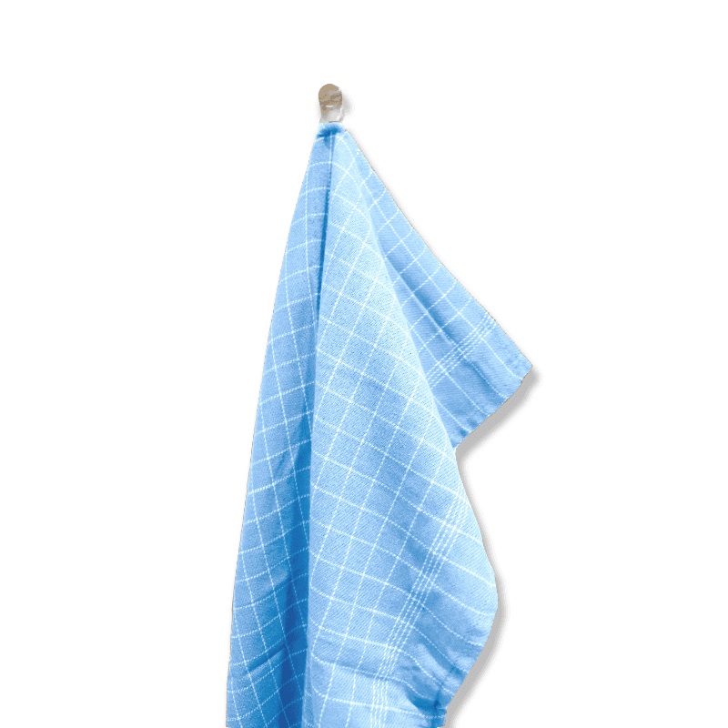 Viskestykke Lyseblå 3-pk. Str. 50 x 70 Cm.