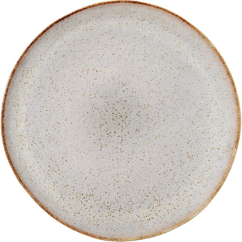 Sandrine Tallerken, Natur, Stentøj D22xh2 Cm
