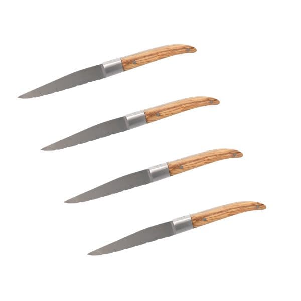 Laguiole Heritage Kniv Oliven 4 Stk.