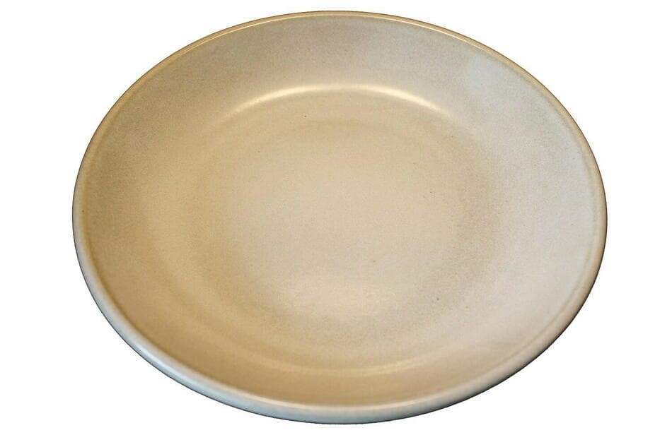 Tallerken Dyb 21cm - Sandfarget Stentøy