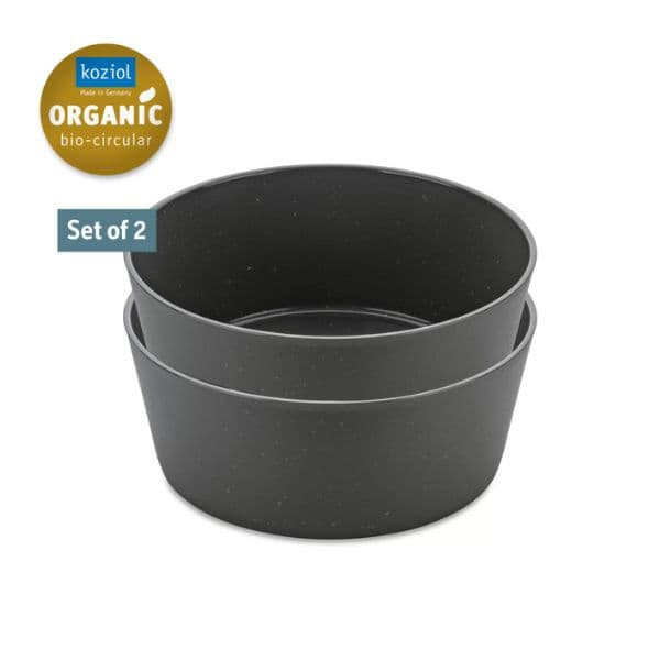 Koziol Connect Bowl 400ml (2 Stk.) - Ash Grey