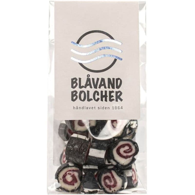 Bolsjer, Salmiak Lakrids 80g Blåvand Bolsjer