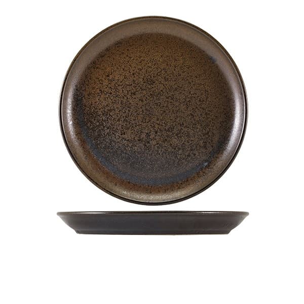 Cinder Sort Coupe Tallerken 27,5cm - Terra