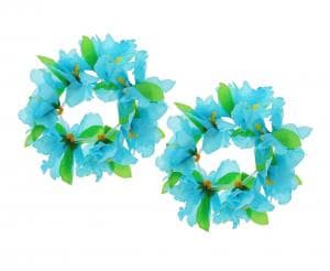 Hawaiiarmbånd Blå-grønn 2 Stk.
