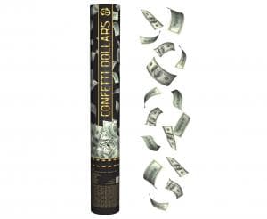 Konfettikanon - Dollars / 40 Cm