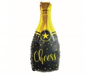 Folieballong - Champagneflaske -35x76 Cm