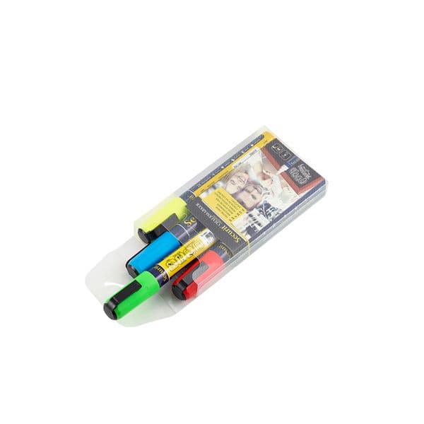 Chalkmarkers 4-fargers Pakke (R G Y Bl) Medium