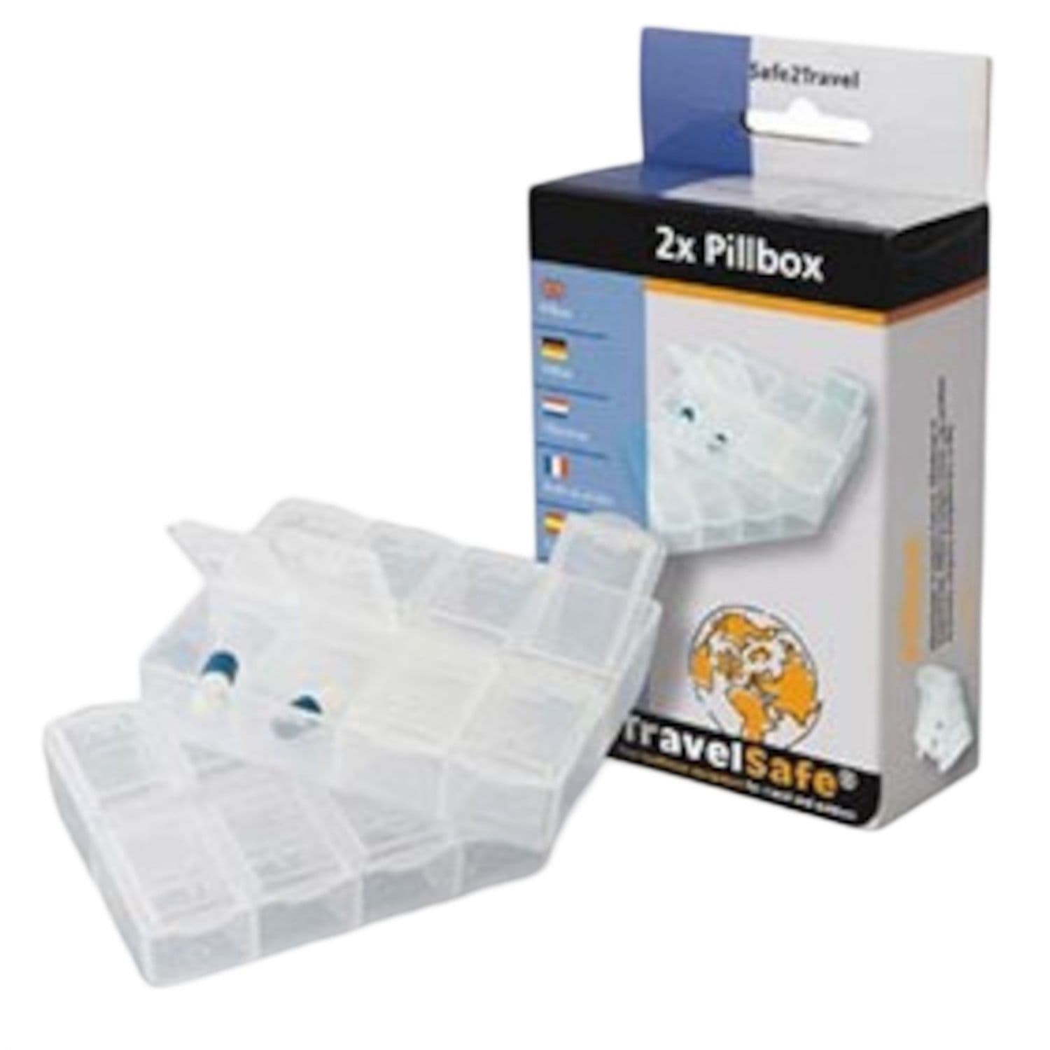 TravelSafe Pilleeske, 2 stk.