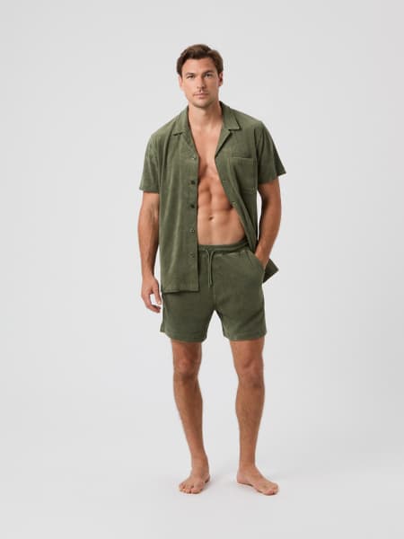 Borg Toweling Pool Shorts