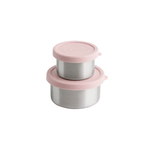 Aya&ida, Snack Container Soft Rose, 100 Ml + 200 Ml