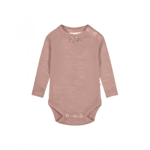 Body Med Knapper I 100 % Merinoull, Oeko-tex® 56 Soft Rose