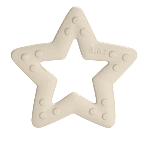 Bibs Baby Bitie, Bitering, Star, Ivory