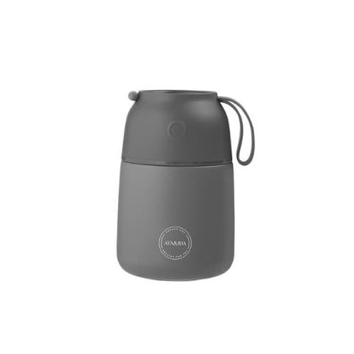 Aya&ida, Food'ie Lunch Box, 500 Ml, Dark Grey