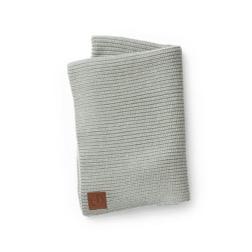 Elodie, Strikket Teppe, Mineral Green