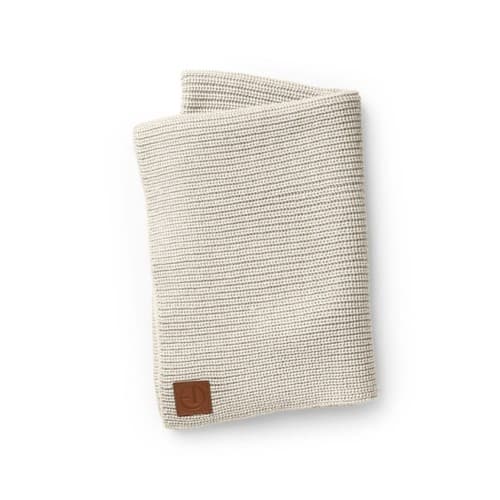 Elodie, Strikket Teppe, Vanilla White