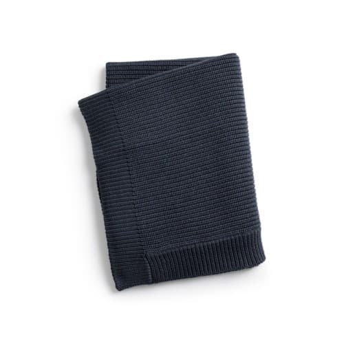 Elodie, Strikket Teppe, Juniper Blue