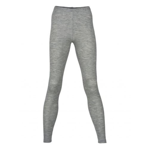 Dameleggings I Merinoull 34/36 Light Grey Mélange