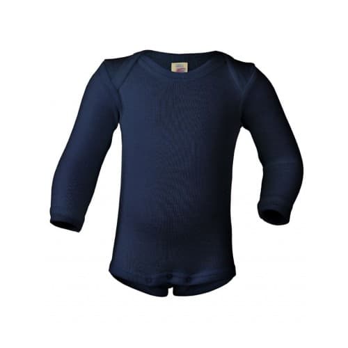 Body I Merinoull Marineblå 86/92