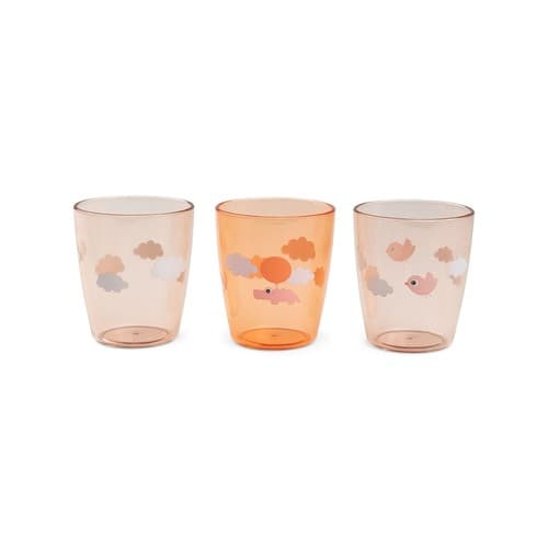 Done By Deer, Yummy Mini Glass 3-pack