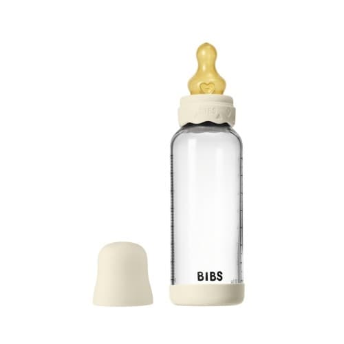 Bibs Boheme Glass Babyflaske, 240 Ml, Latex