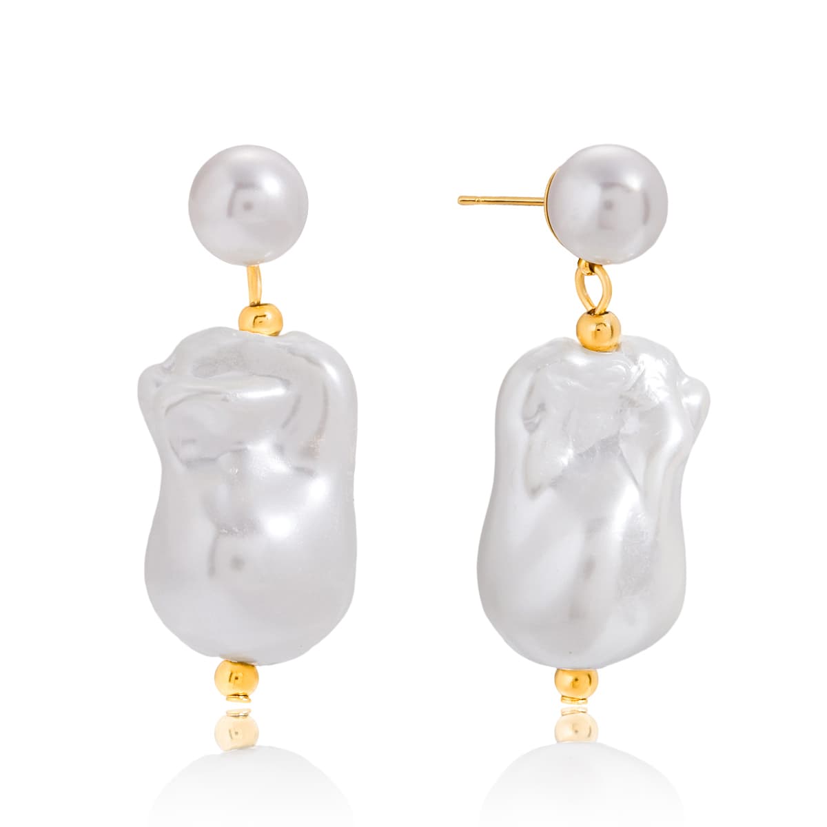 Céleste Earrings Violina 18K Gold