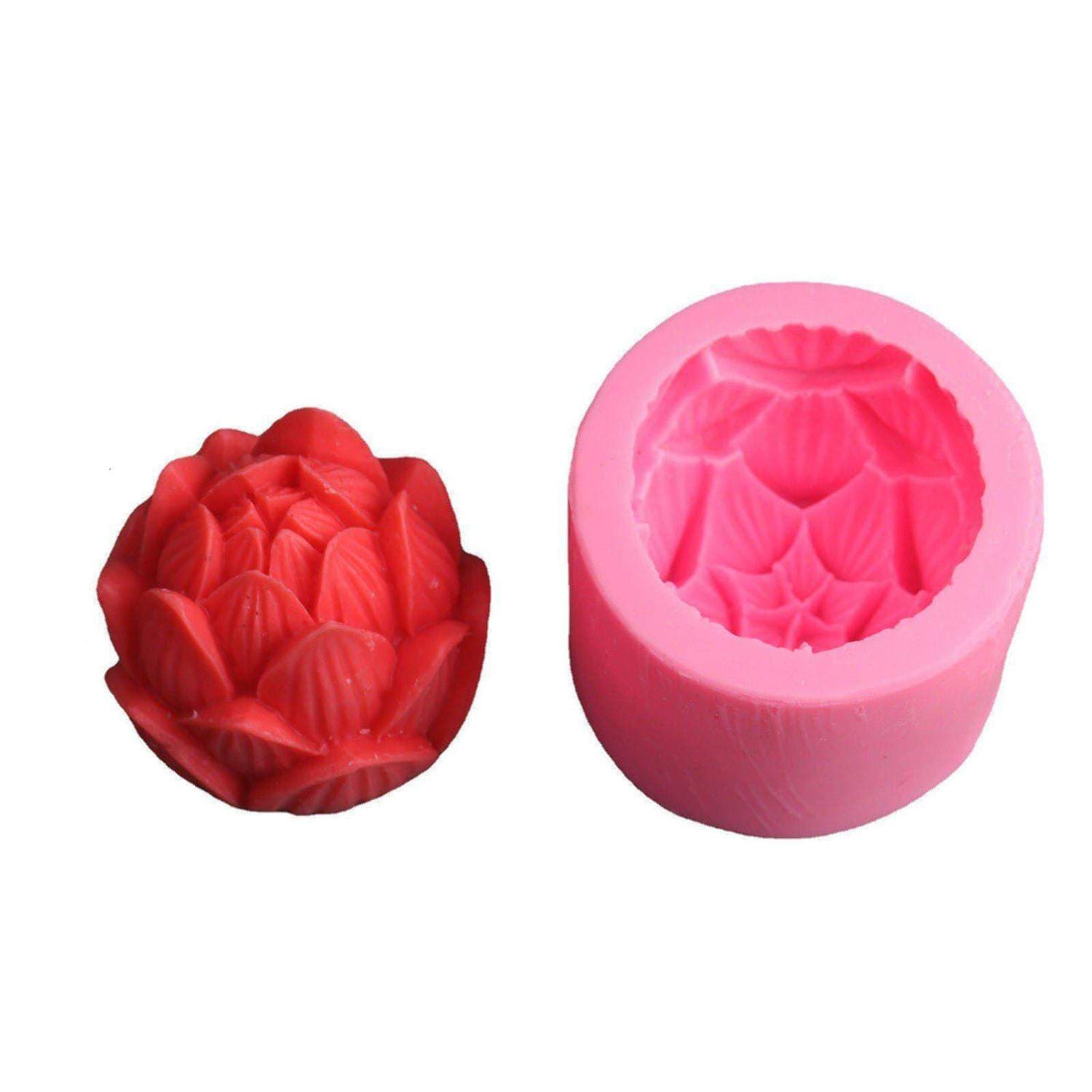 Multifunksjonell 3D Form - Rose - Silikon