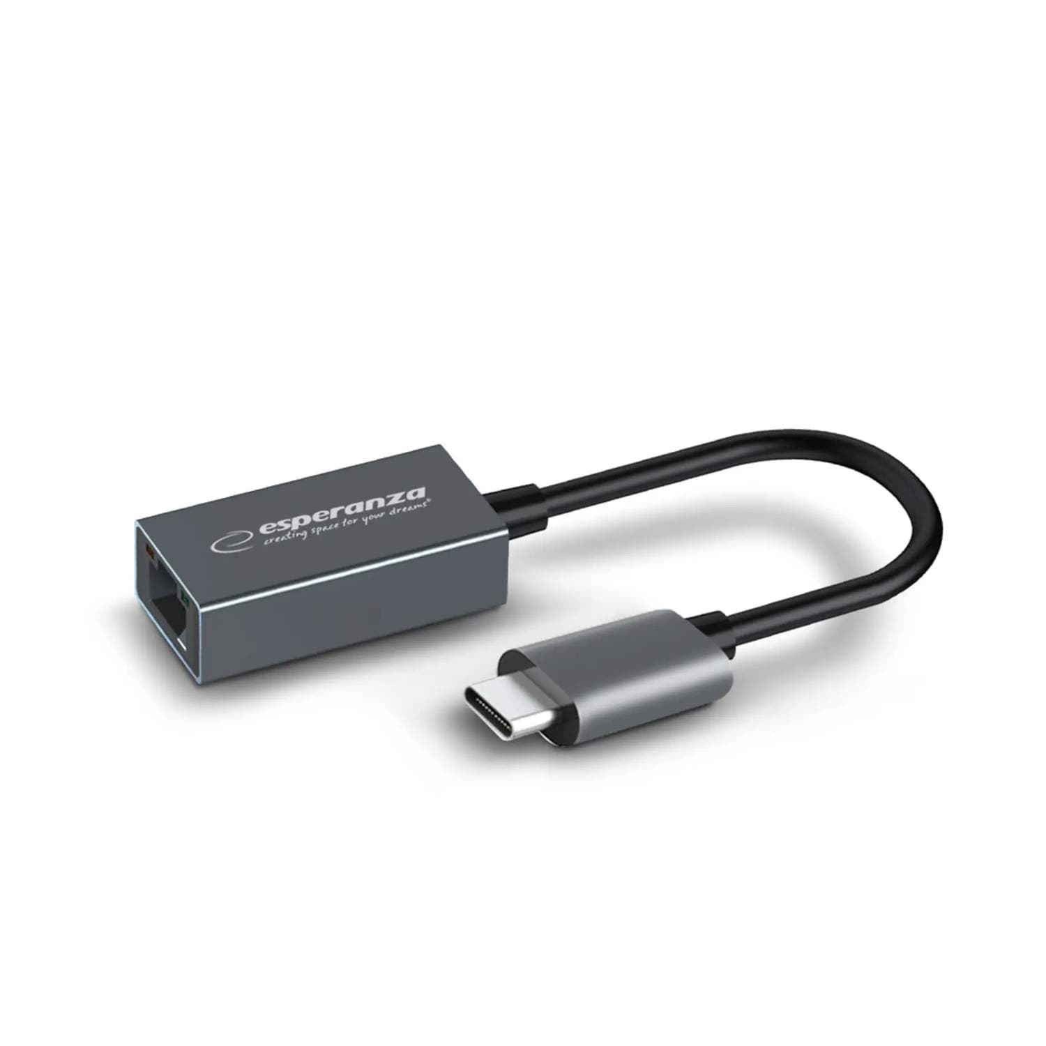 Nettverksadapter - RJ45 til USB Type C