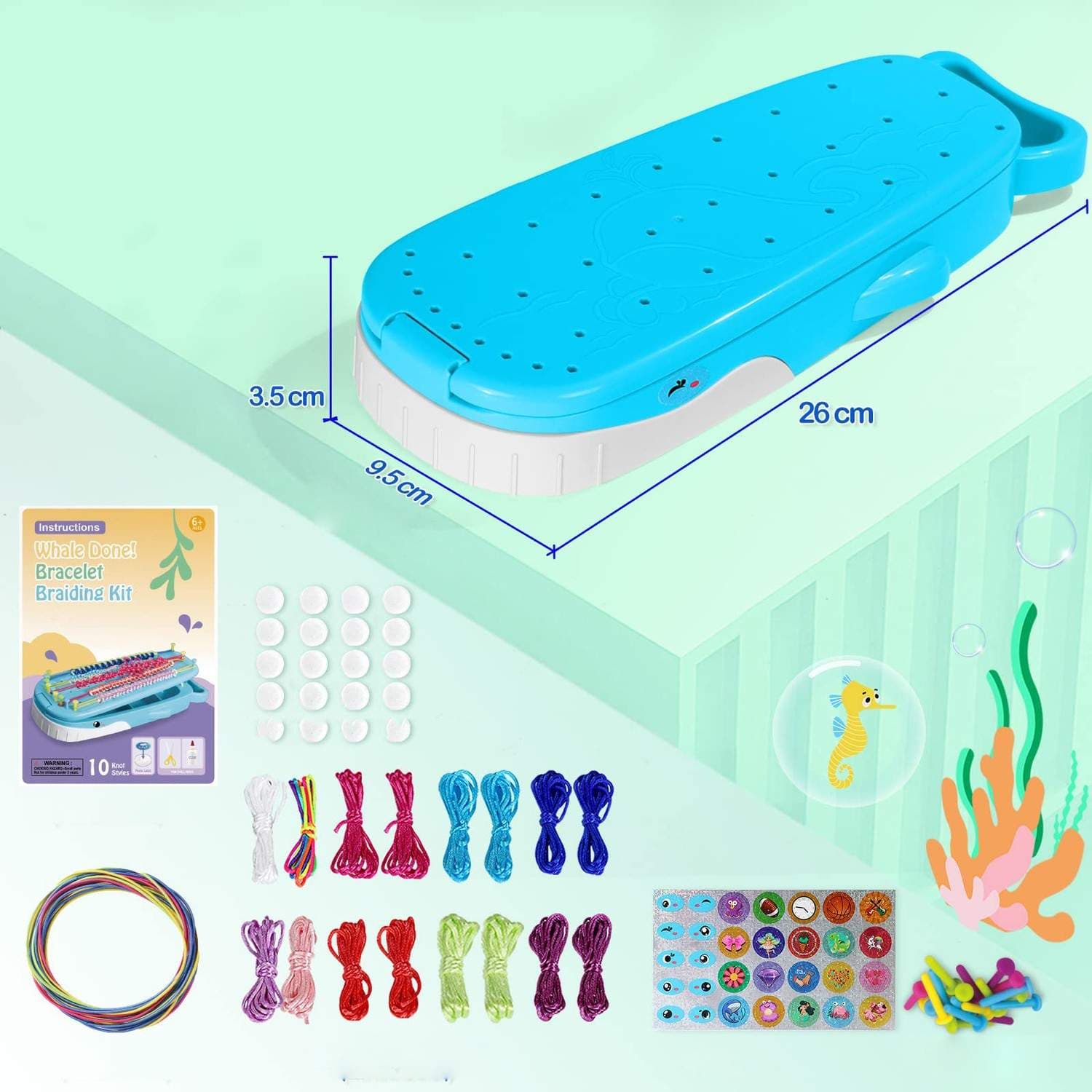 Vennskapsarmbånd - DIY KIT - Blue Choice view 2