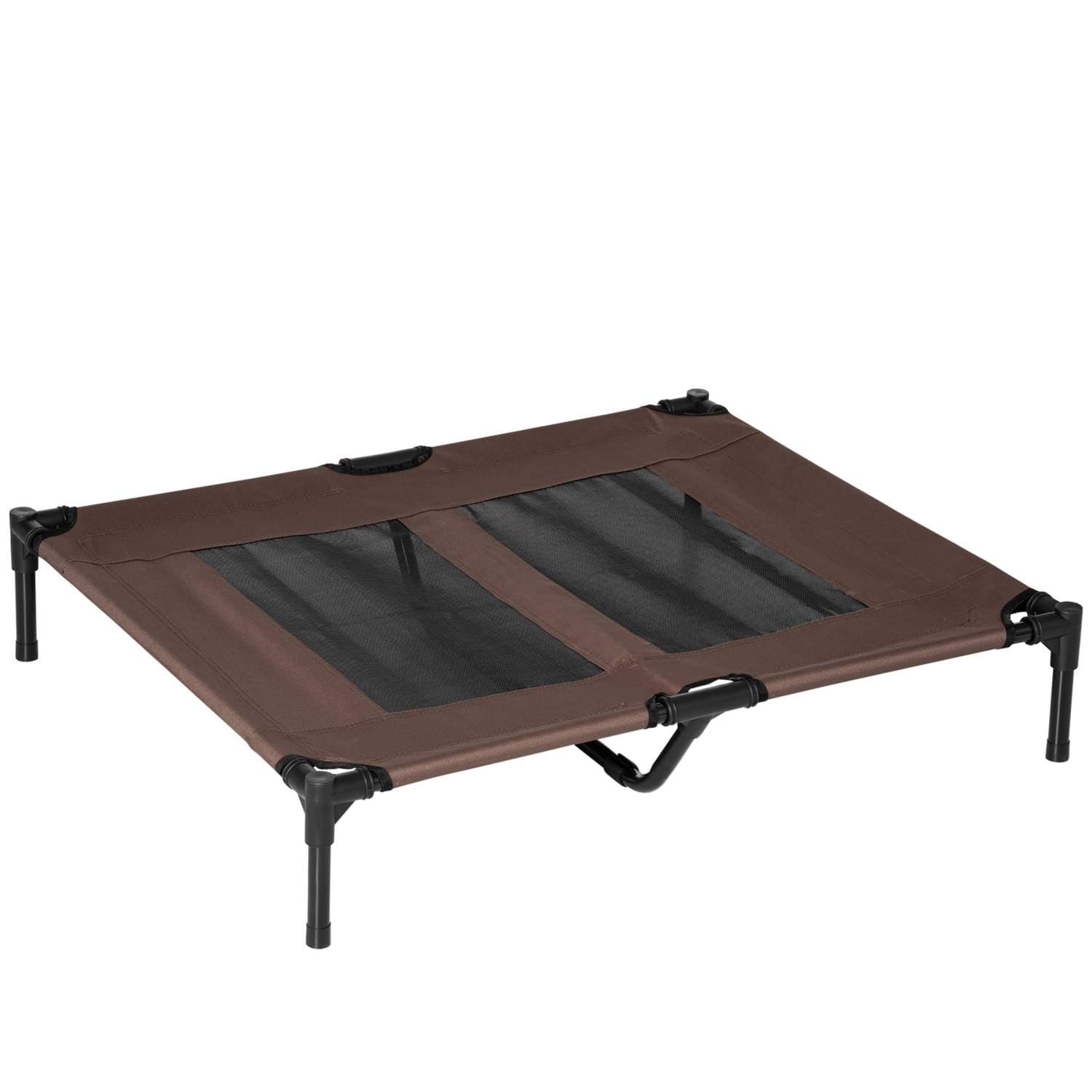 Kaffebrun Hundeseng Utendørs 92x76x18 cm