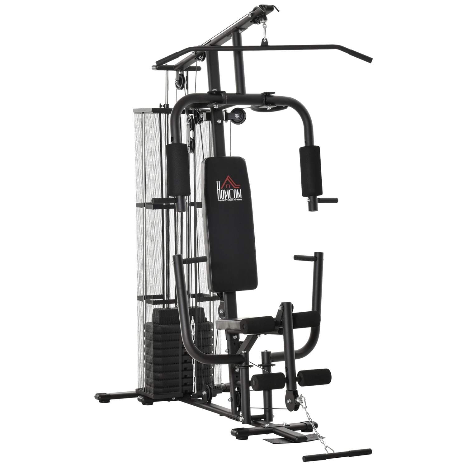 Multigym med vekter, Lat Pull-Down og Leg Curl
