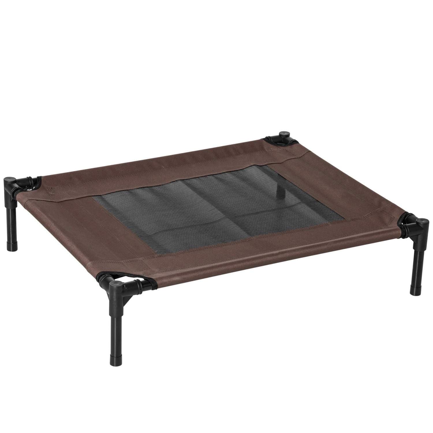 Robust brun hundeseng 600D Oxford 76x61x18 cm