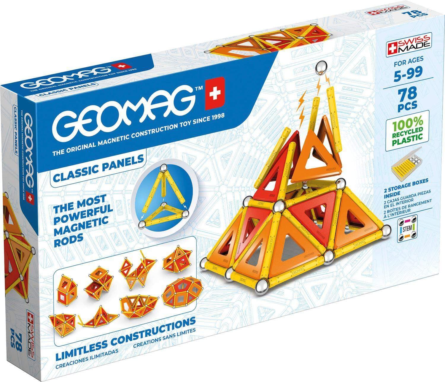 Geomag Classic Paneler 78 Stk