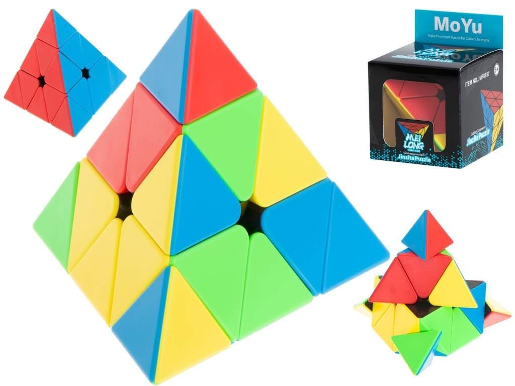 Pyraminx kube 10x10x10cm for logikktrening