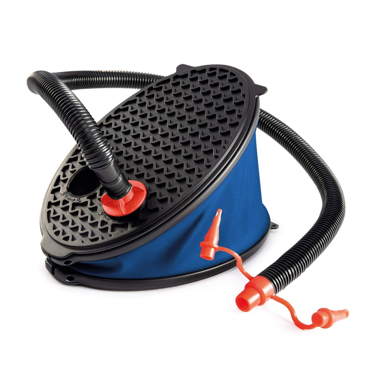 Fotpumpe med pump-down funksjon og 3 dyser