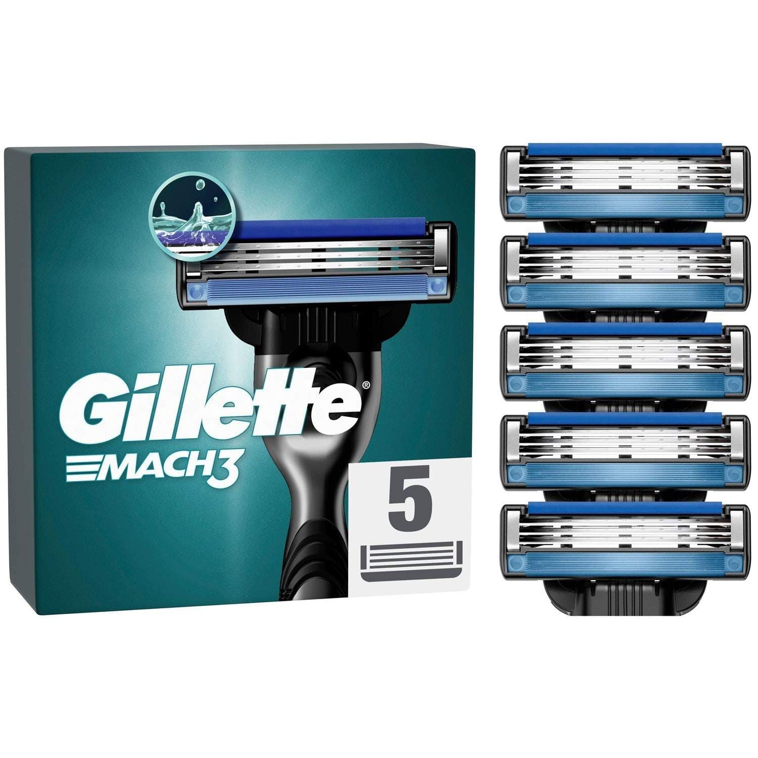 Barberblader Mach3 5 stk