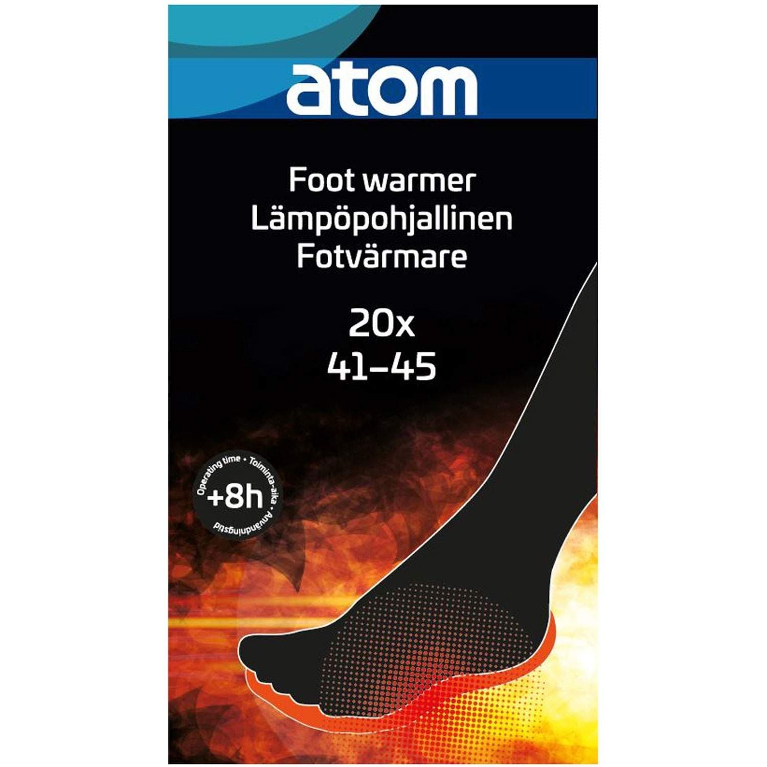 Atom Thermal innersåle str 41–45 20 stk.