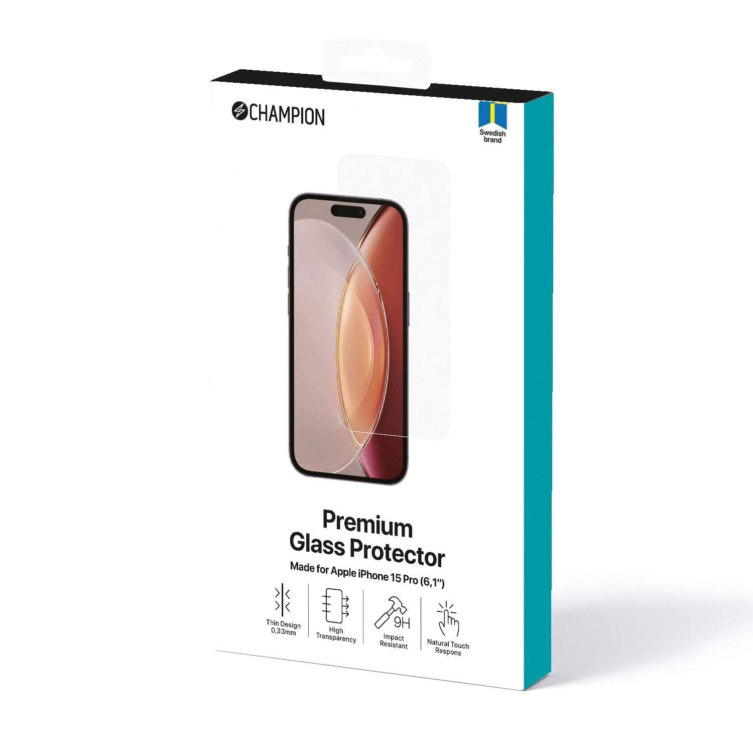 Skjermbeskytter iPhone 15 Pro view 2