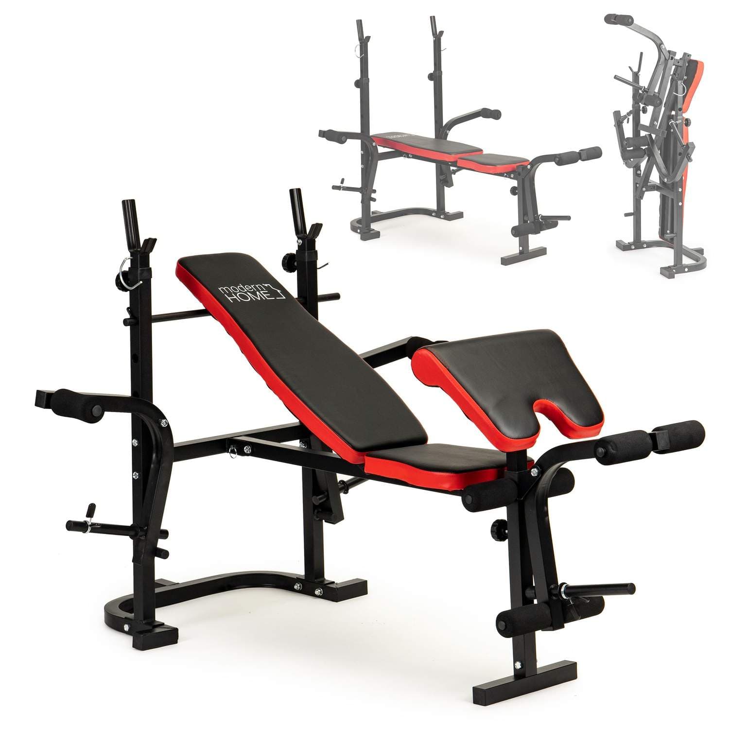 Barbellbenk justerbar for hjemmetrening