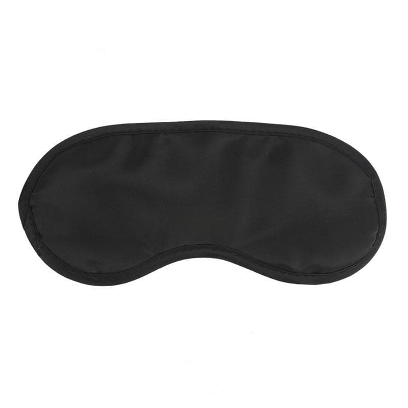 Sovemaske med Elastiske Bånd, Svart